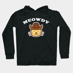 "Meowdy" Cowboy Cat Hoodie